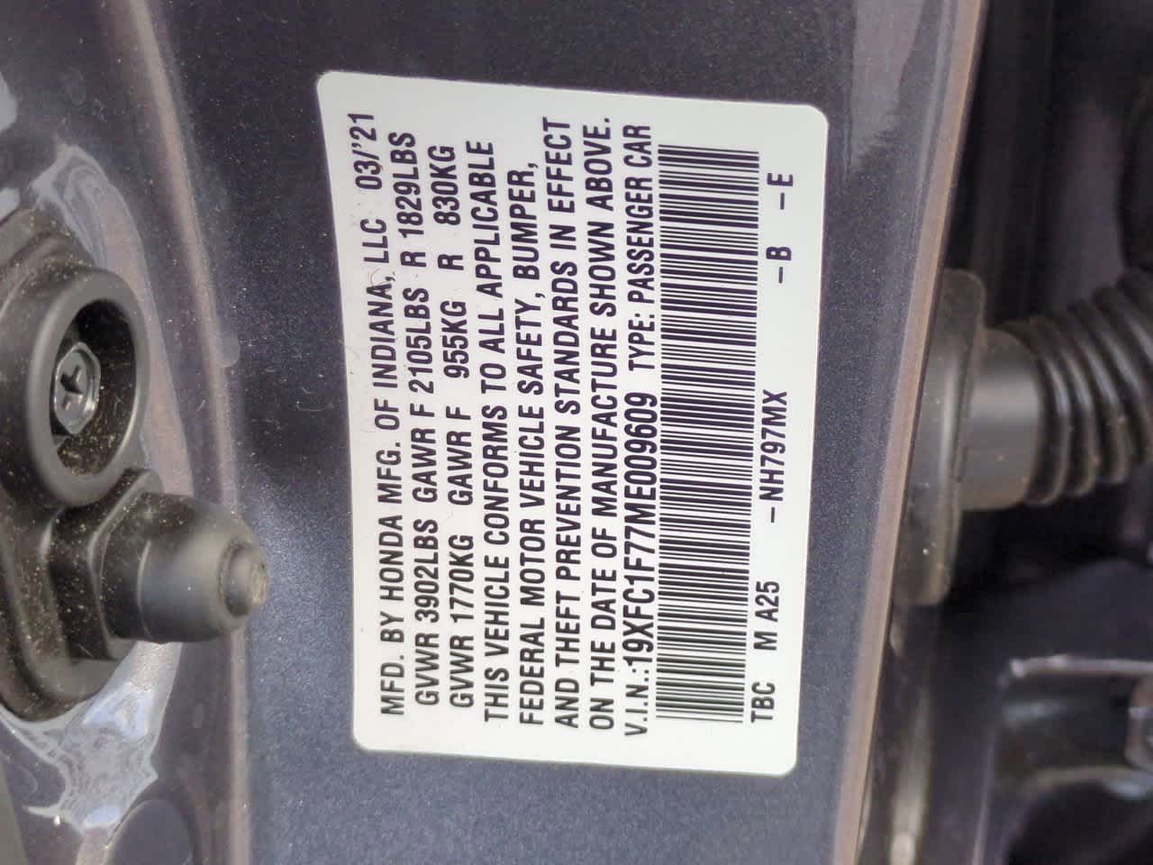 2021 Honda Civic Sedan EX-L