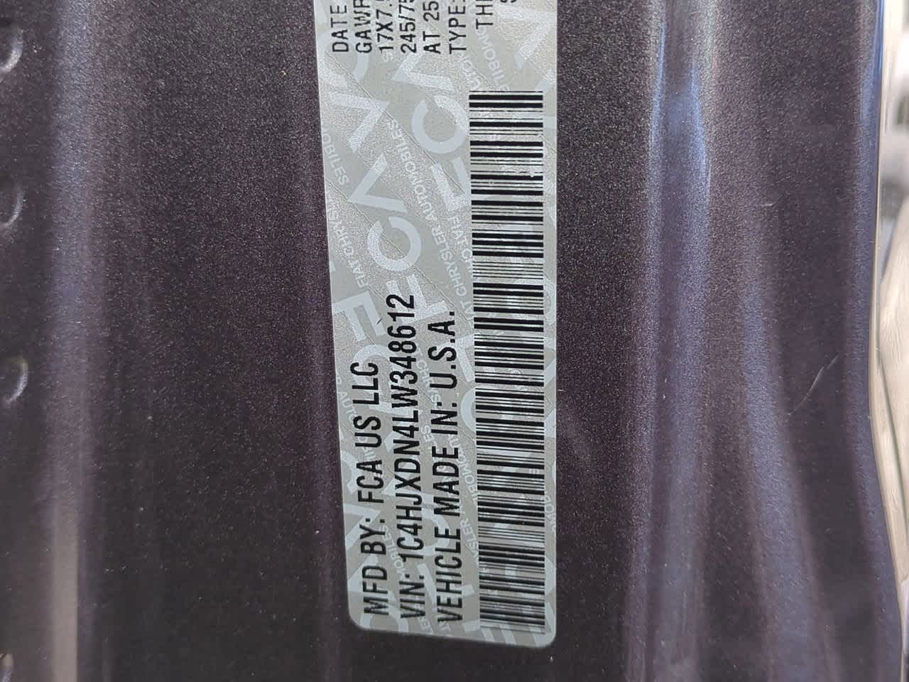 2020 Jeep Wrangler Unlimited Sport 4x4