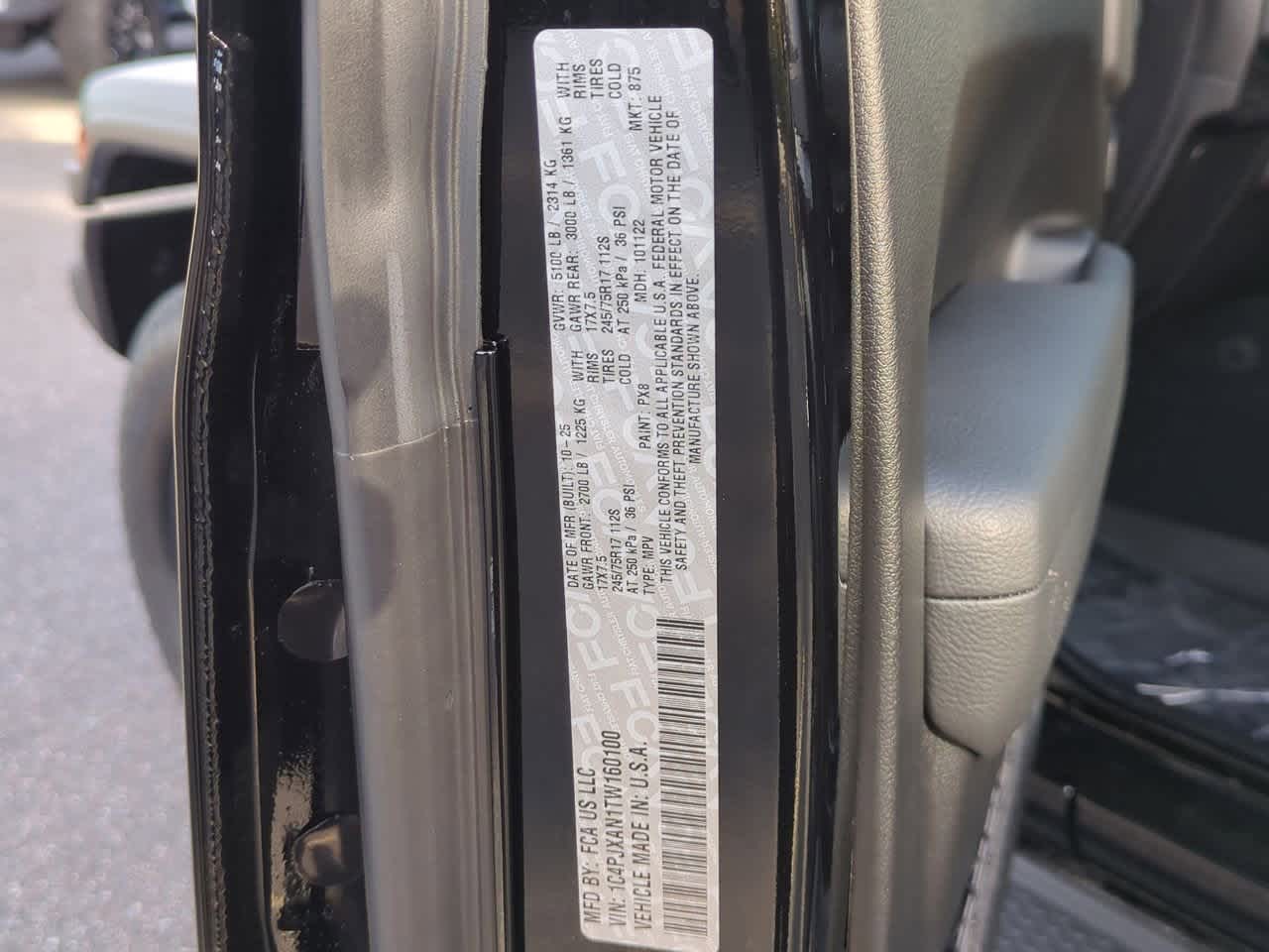 2026 Jeep Wrangler WRANGLER 2-DOOR SPORT