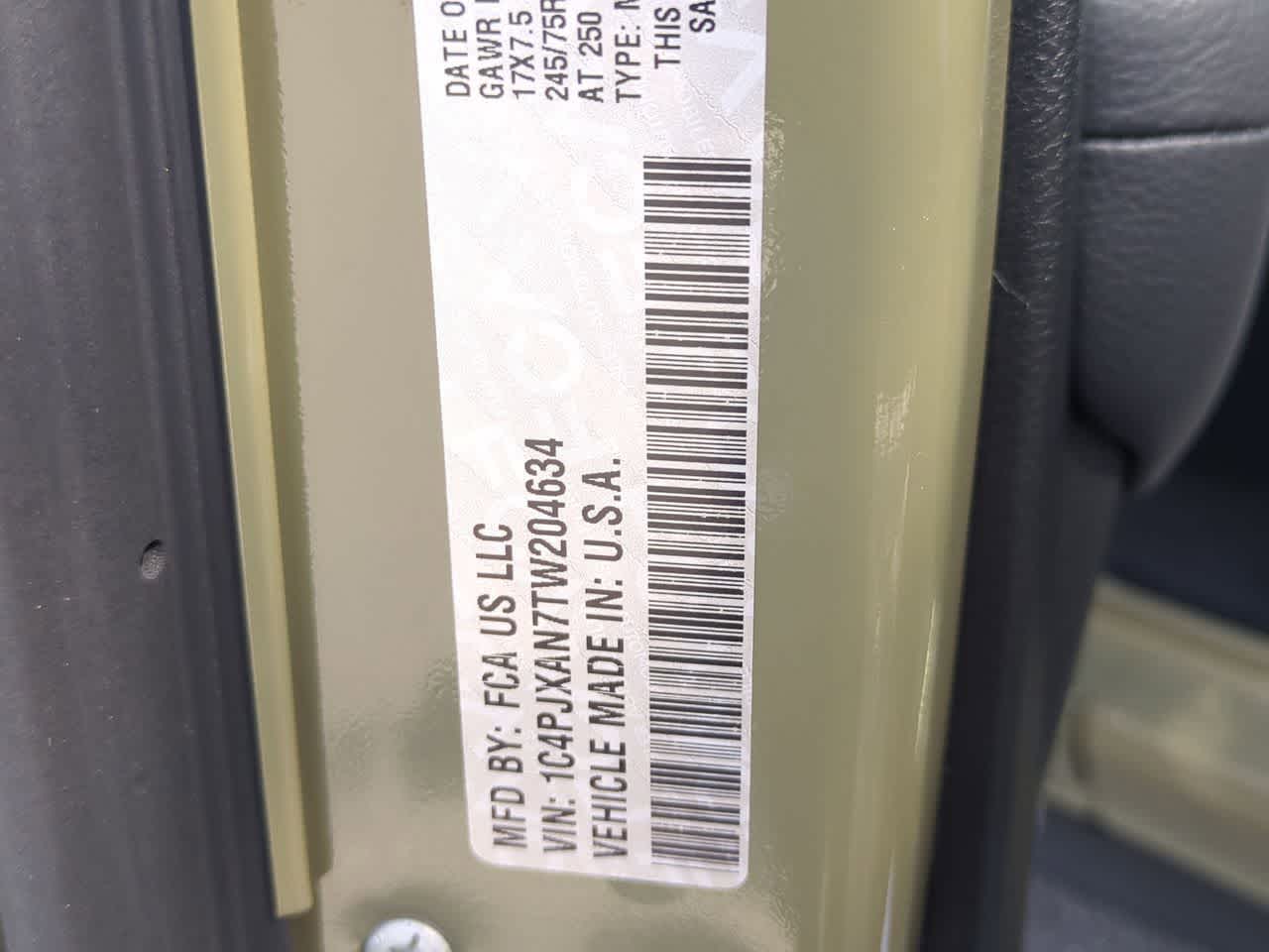 2026 Jeep Wrangler WRANGLER 2-DOOR SPORT