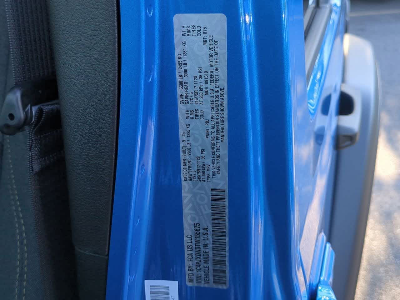 2026 Jeep Wrangler WRANGLER 4-DOOR SPORT