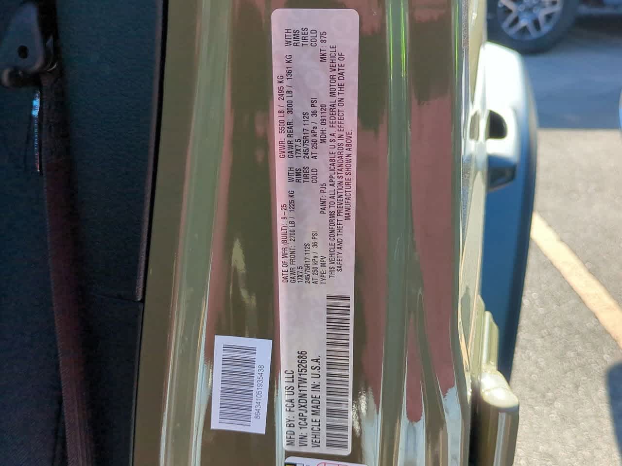 2026 Jeep Wrangler WRANGLER 4-DOOR SPORT