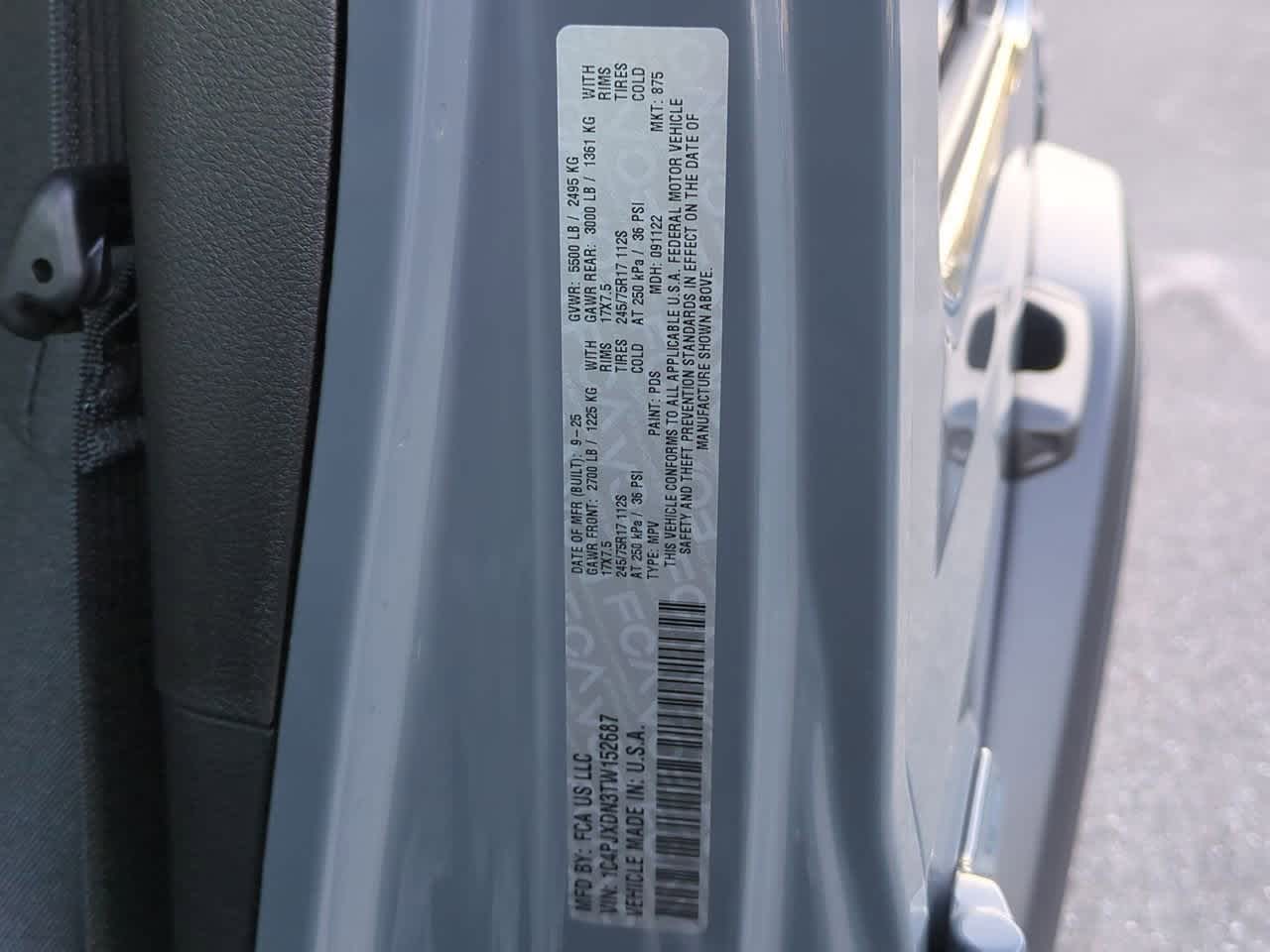 2026 Jeep Wrangler WRANGLER 4-DOOR SPORT