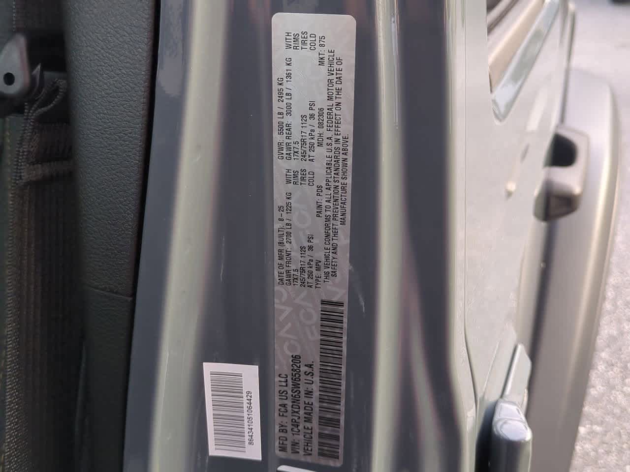 2025 Jeep Wrangler WRANGLER 4-DOOR SPORT