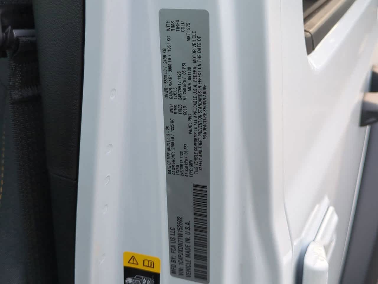 2026 Jeep Wrangler WRANGLER 4-DOOR SPORT