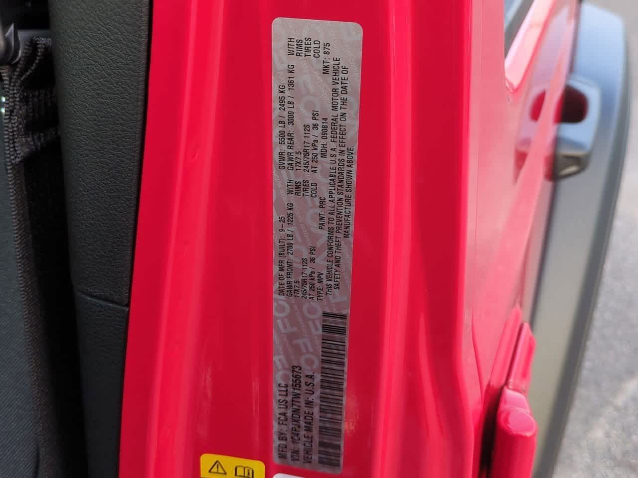 2026 Jeep Wrangler WRANGLER 4-DOOR SPORT