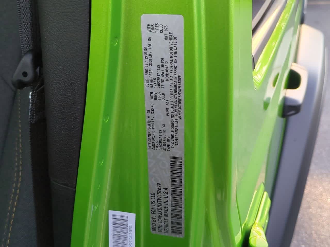 2026 Jeep Wrangler WRANGLER 4-DOOR SPORT