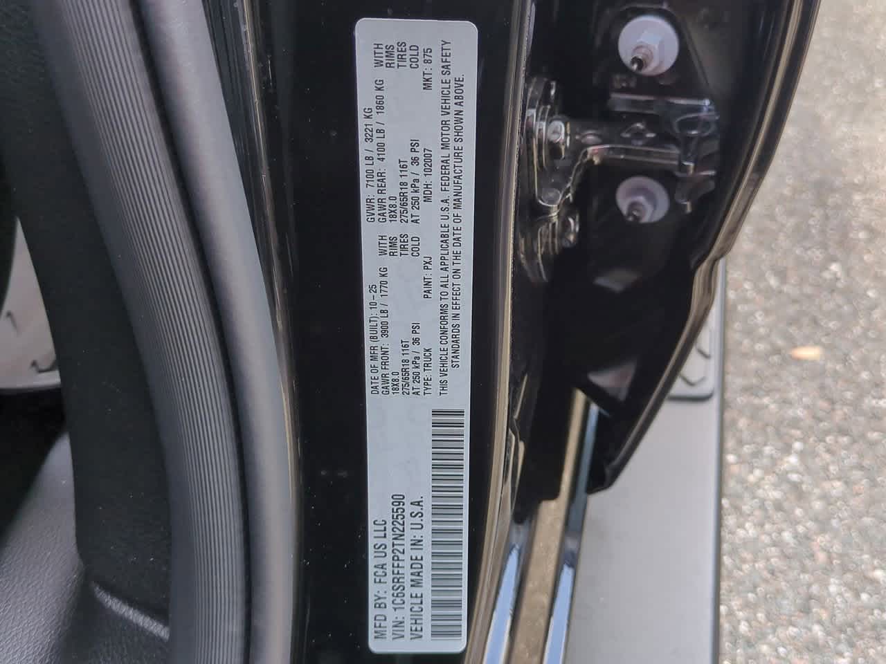 2026 RAM Ram 1500 RAM 1500 BIG HORN CREW CAB 4X4 5'7' BOX