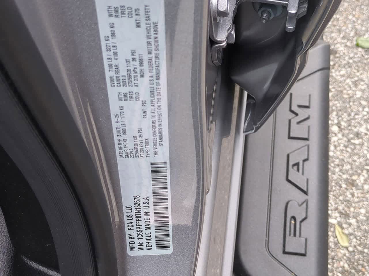 2026 RAM Ram 1500 RAM 1500 BIG HORN CREW CAB 4X4 5'7' BOX