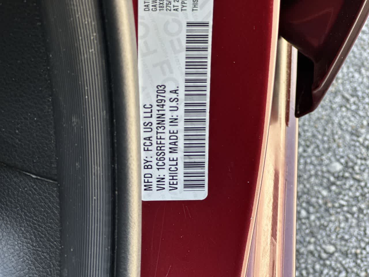 2022 RAM 1500 Big Horn Crew Cab 4x4 5'7' Box