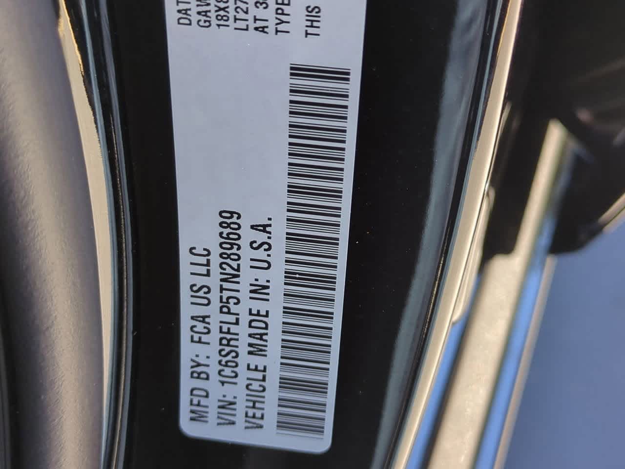 2026 RAM Ram 1500 RAM 1500 REBEL CREW CAB 4X4 5'7' BOX