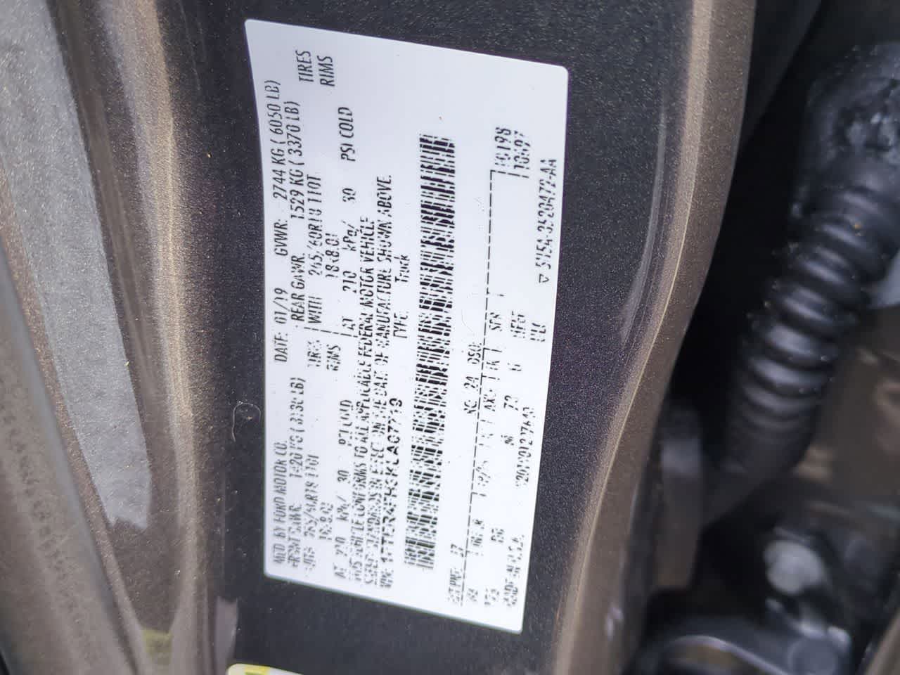 2019 Ford Ranger LARIAT