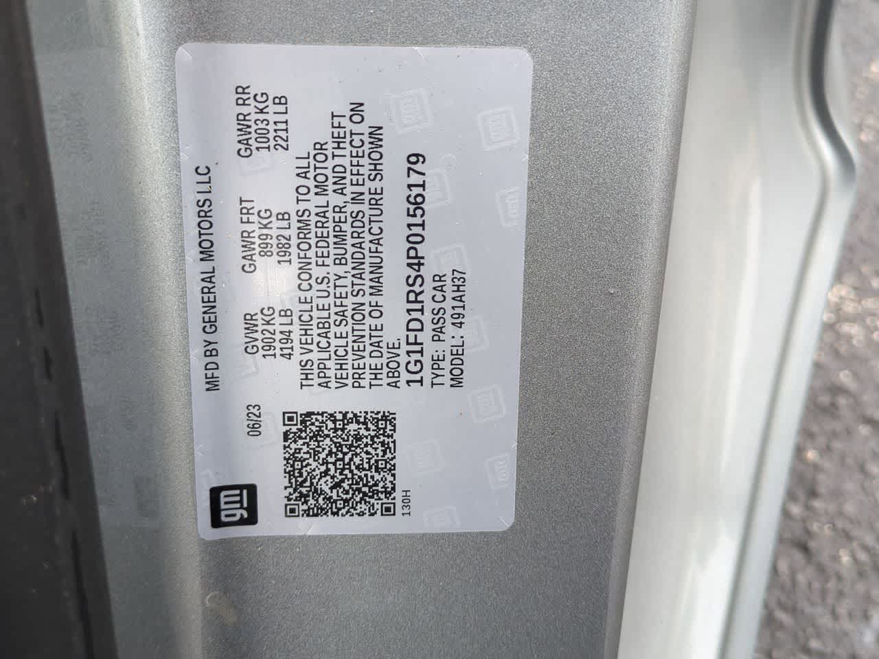 2023 Chevrolet Camaro RWD Coupe 2LT