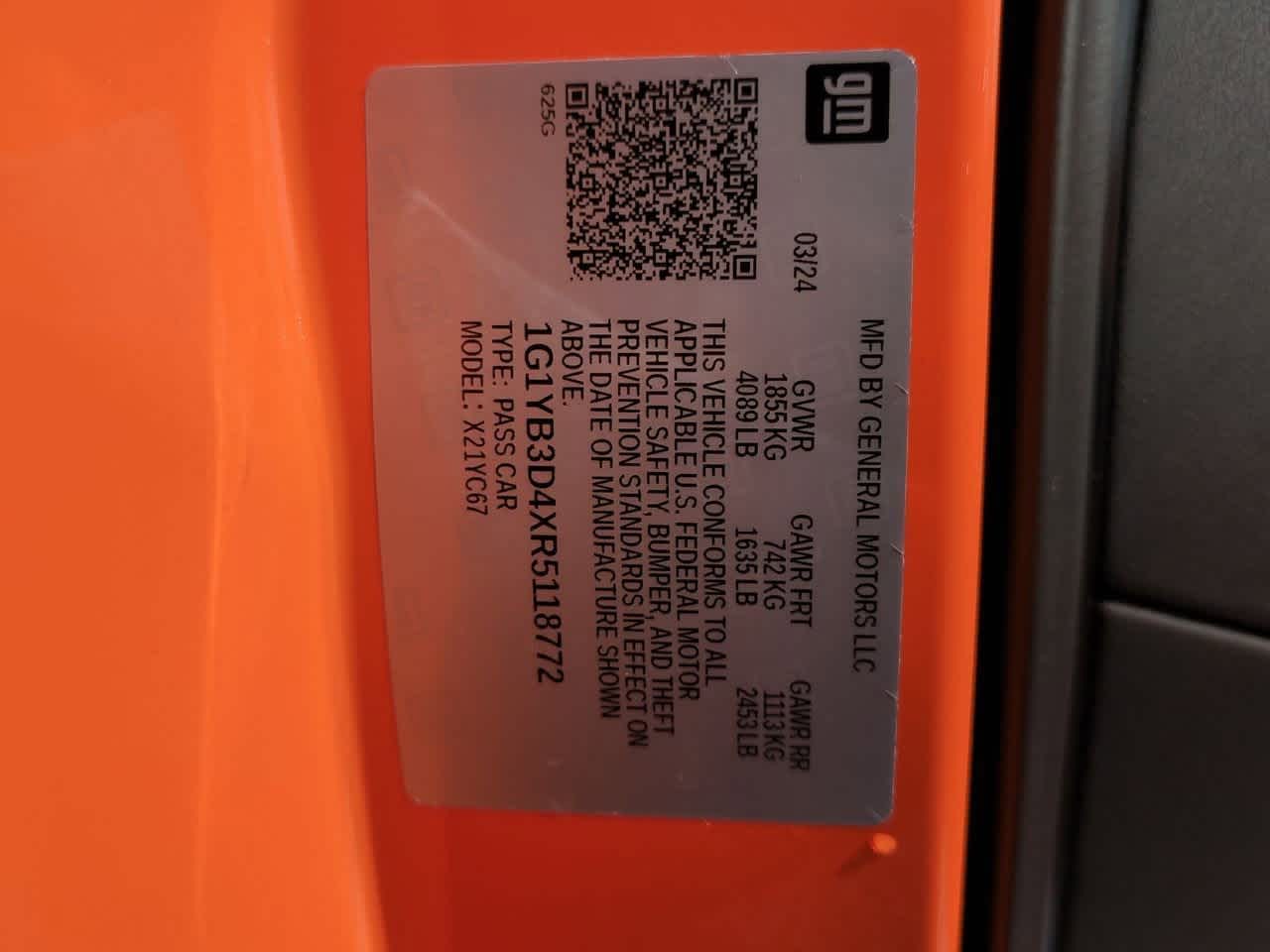 2024 Chevrolet Corvette Stingray RWD Convertible 2LT