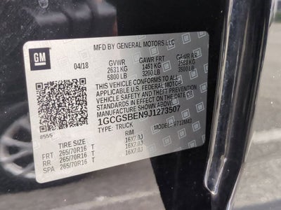 2018 Chevrolet Colorado WT