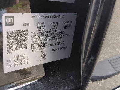 2022 Chevrolet Silverado 1500 LTD 2WD Crew Cab Short Bed Custom