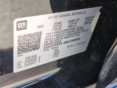 2021 Chevrolet Silverado 1500 4WD Crew Cab Short Bed RST