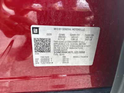 2020 Chevrolet Traverse FWD LT Leather