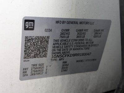 2024 Chevrolet Suburban 2WD Premier