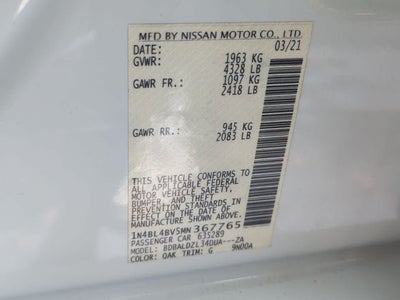 2021 Nissan Altima S FWD