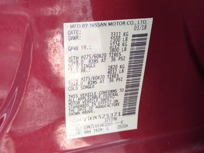 2018 Nissan TITAN SL