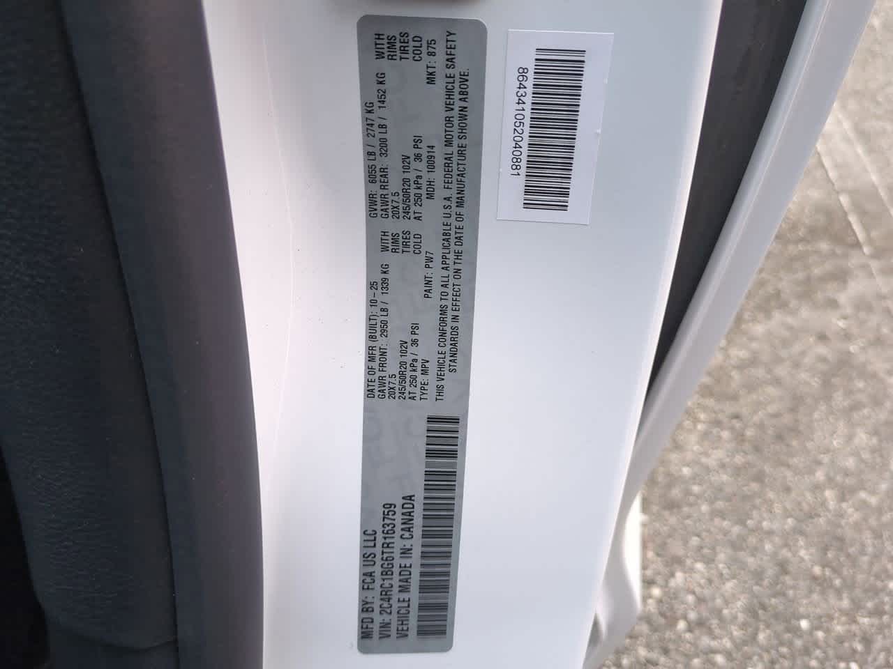 2026 Chrysler Pacifica PACIFICA SELECT