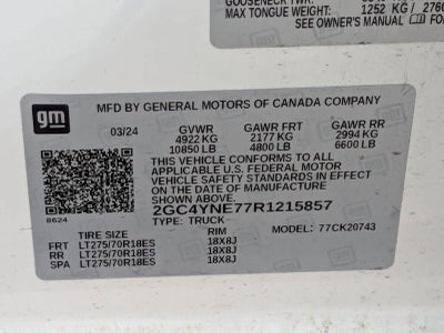 2024 Chevrolet Silverado 2500HD 4WD Crew Cab Standard Bed LT