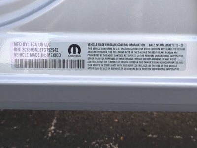 2026 RAM Ram 2500 RAM 2500 LARAMIE MEGA CAB 4X4 6'4' BOX