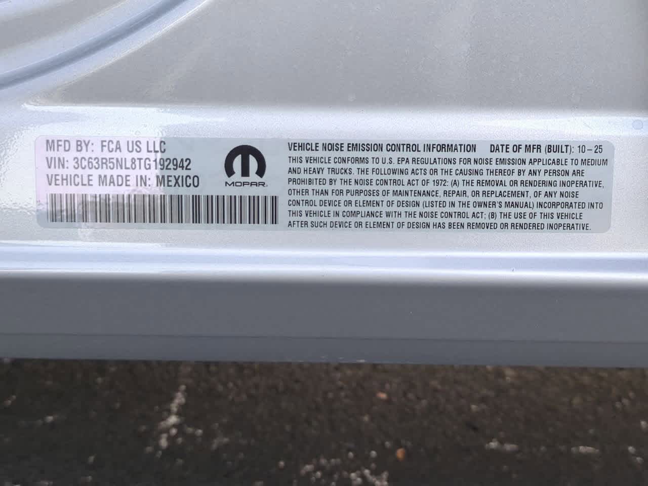 2026 RAM Ram 2500 RAM 2500 LARAMIE MEGA CAB 4X4 6'4' BOX