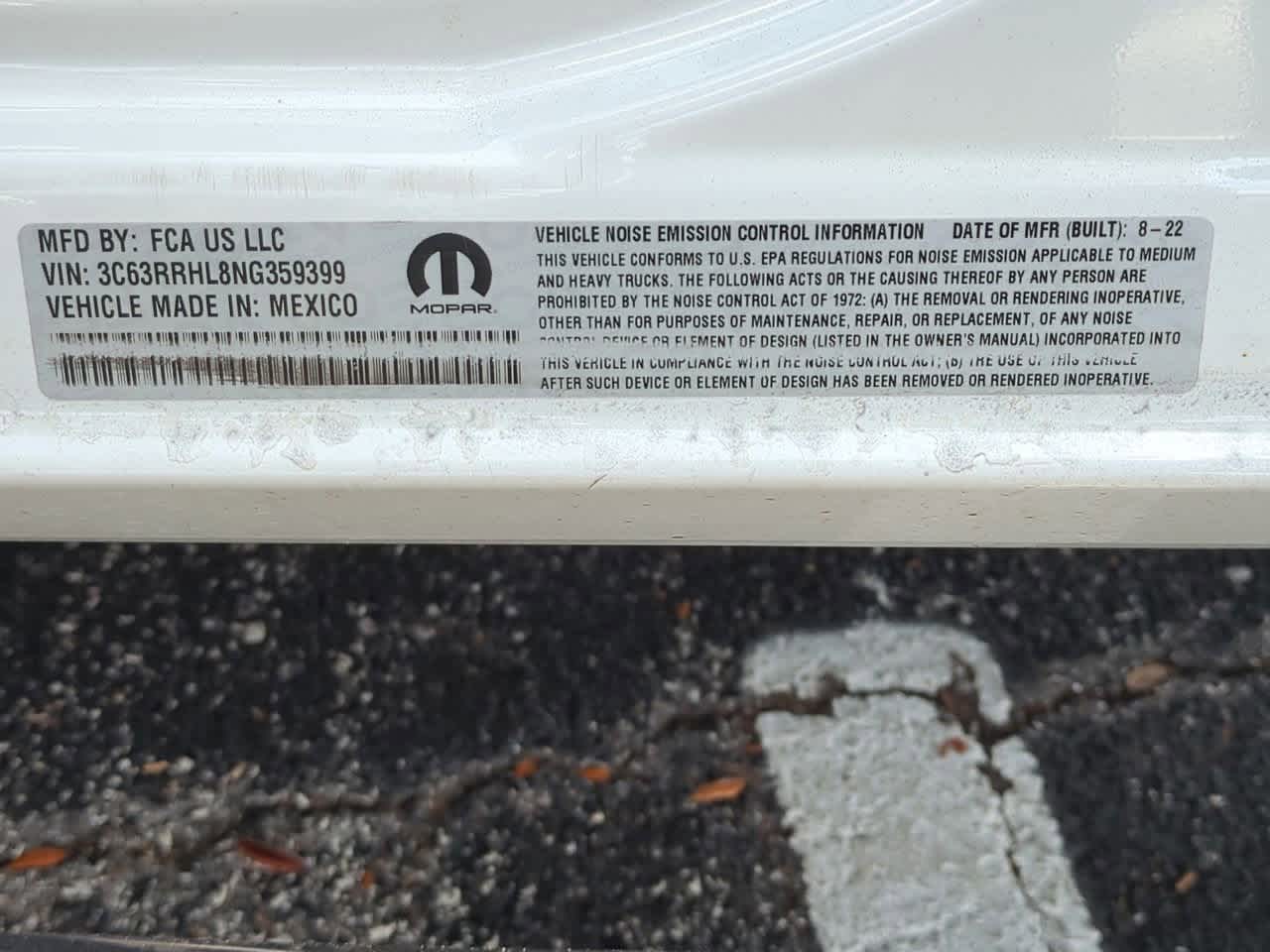 2022 RAM 3500 Lone Star Crew Cab 4x4 8' Box