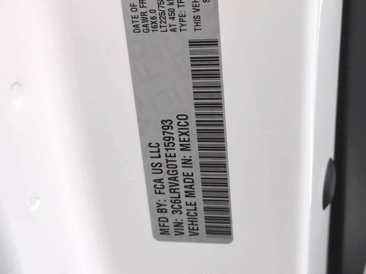 2026 RAM Ram ProMaster RAM PROMASTER 1500 SLT CARGO VAN LOW ROOF 136' WB