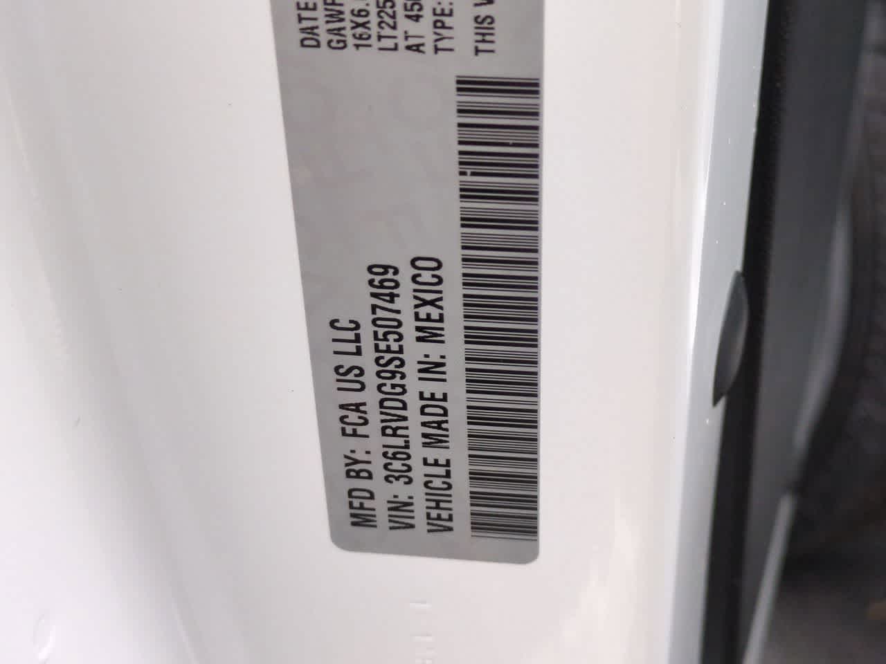 2025 RAM ProMaster 2500 Cargo Van Tradesman High Roof 159' WB w/Pass Seat