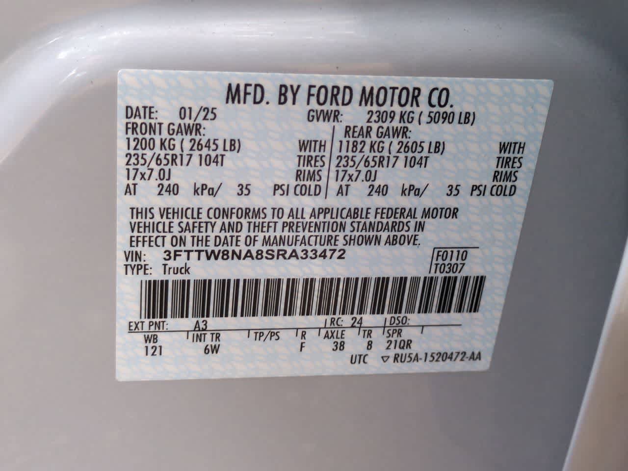 2025 Ford Maverick Tremor