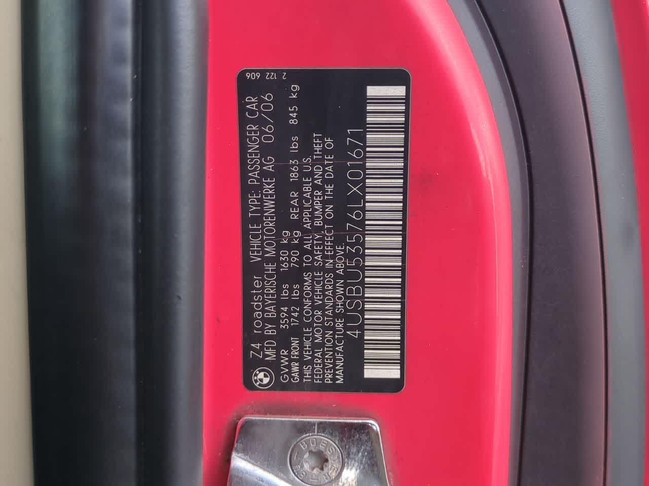 2006 BMW Z4 3.0si