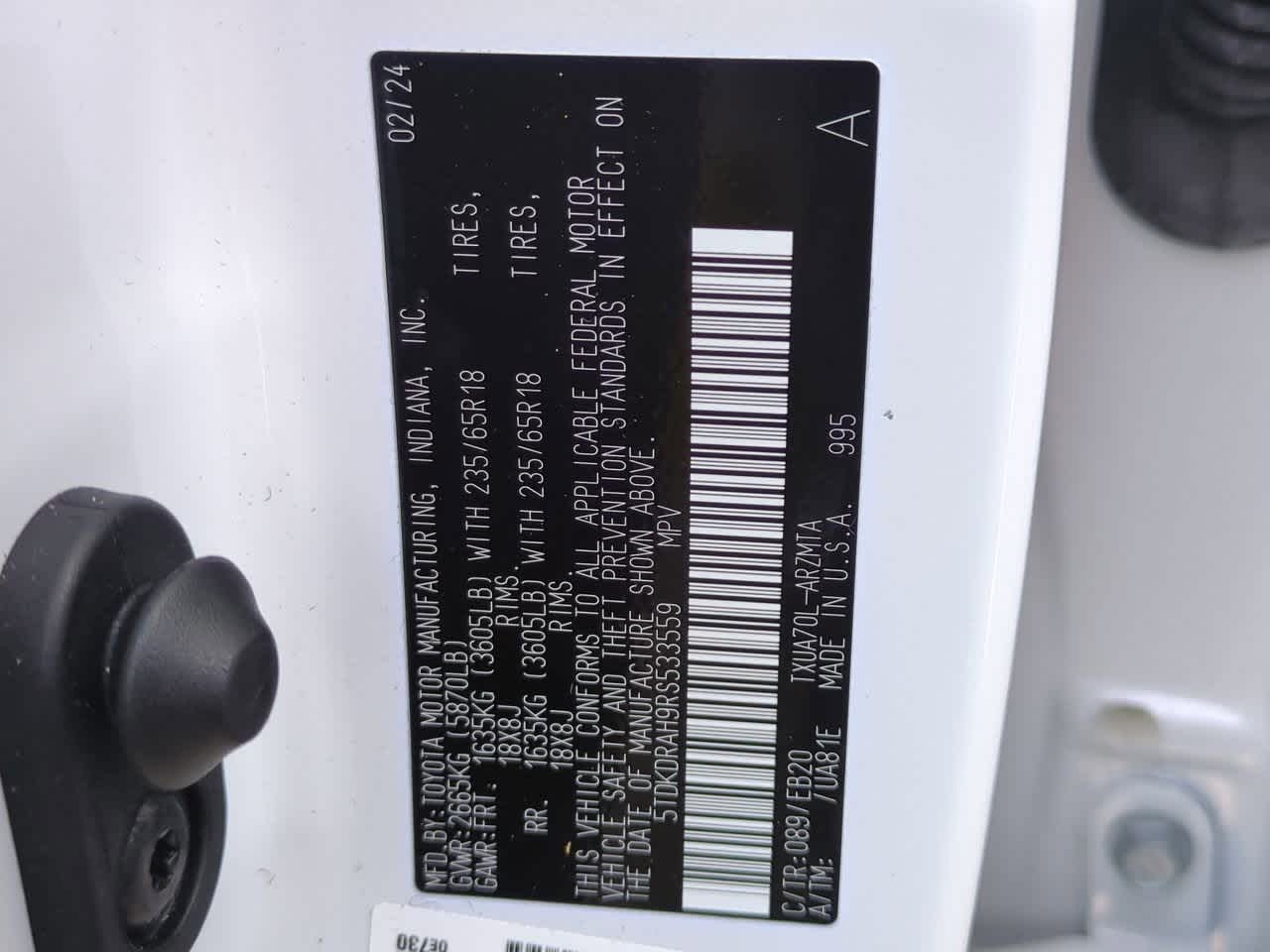 2024 Toyota Highlander XLE