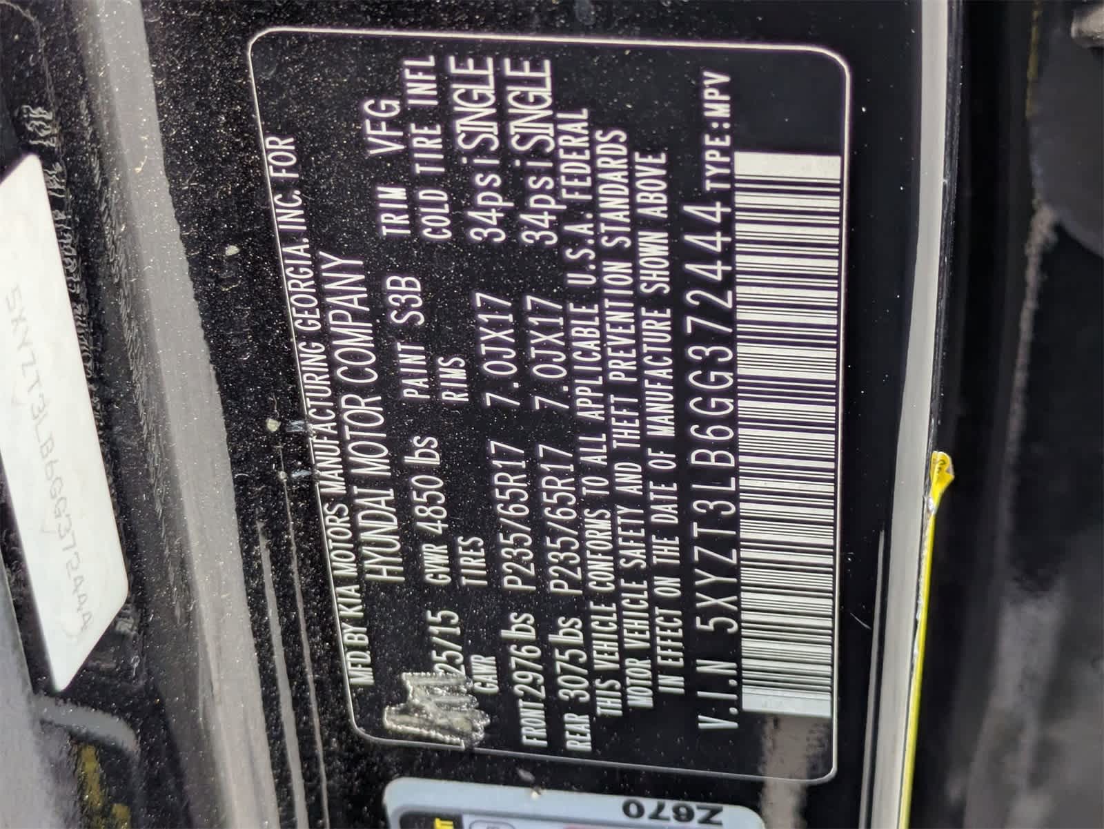 2016 Hyundai Santa Fe Sport 2.4L