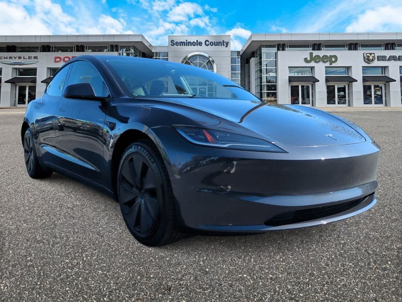 Used 2025 Tesla Model 3 Long Range with VIN 5YJ3E1EA3SF989227 for sale in Sanford, FL