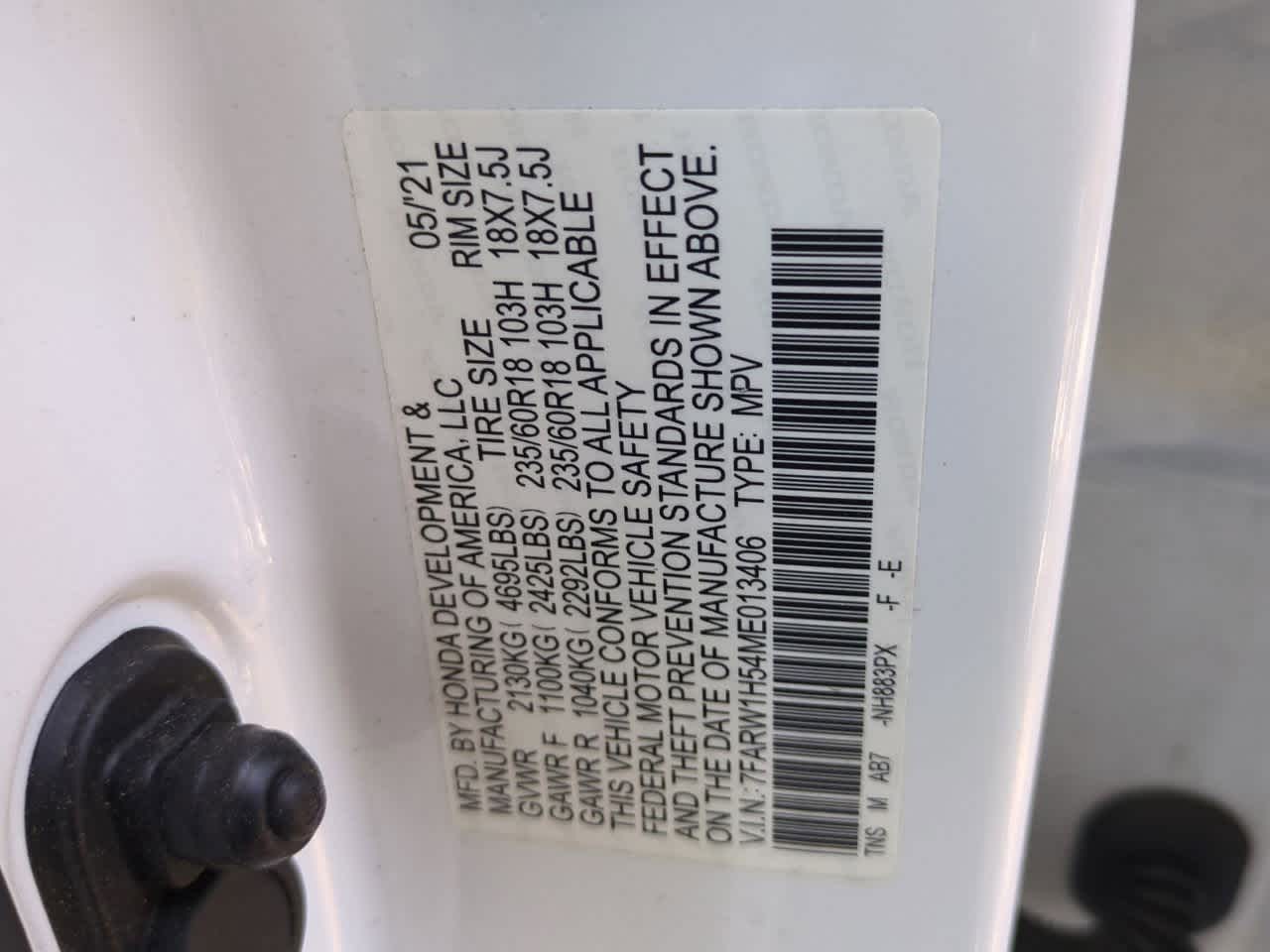 2021 Honda CR-V 2WD EX