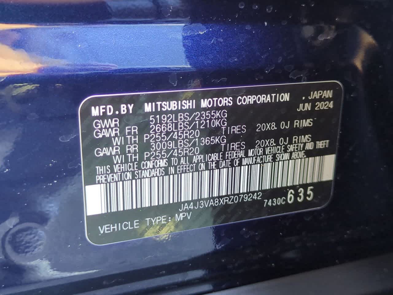 2024 Mitsubishi Outlander SE 2.5 2WD