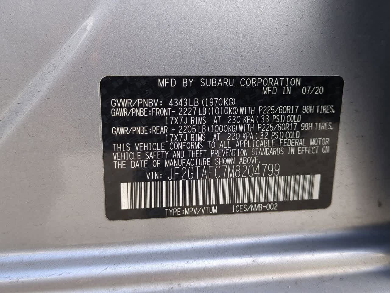 2021 Subaru Crosstrek Premium