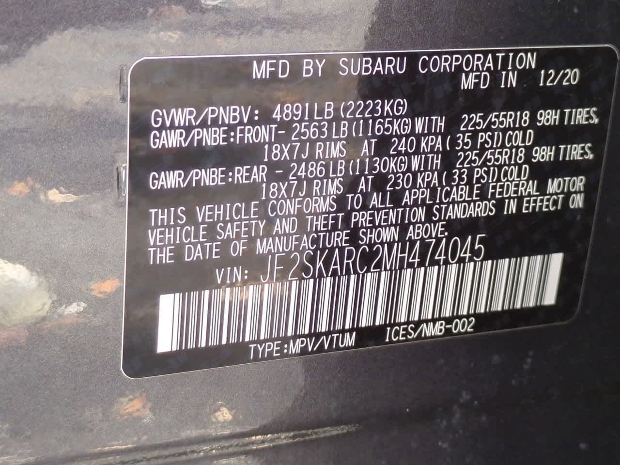 2021 Subaru Forester Sport