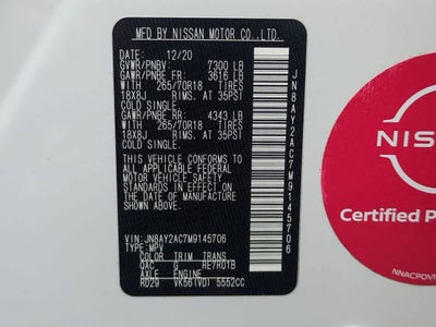 2021 Nissan Armada SV 2WD