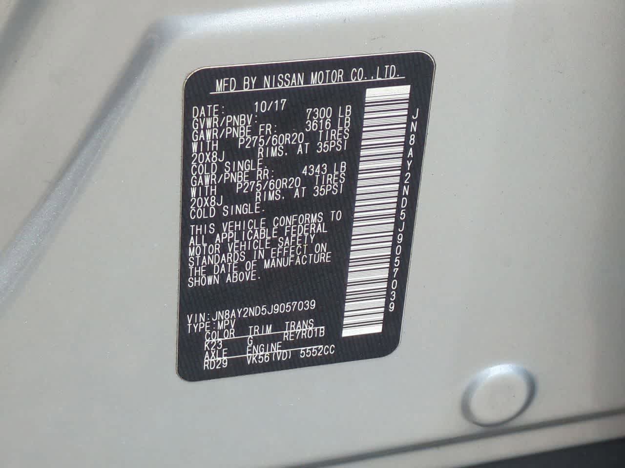 2018 Nissan Armada SL