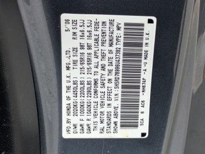 2006 Honda CR-V SE